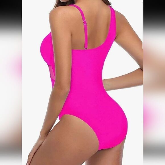 TEMPT ME one piece swimsuit Barbie pink color - Picture 3 of 11